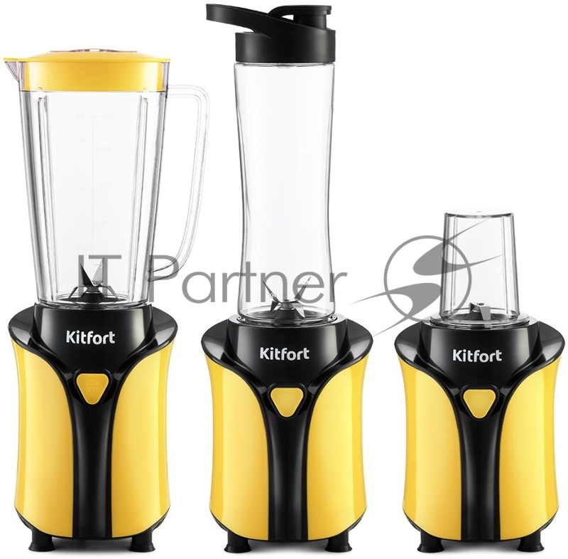 Блендер стационарный Kitfort KT-3034-5 350Вт желтый