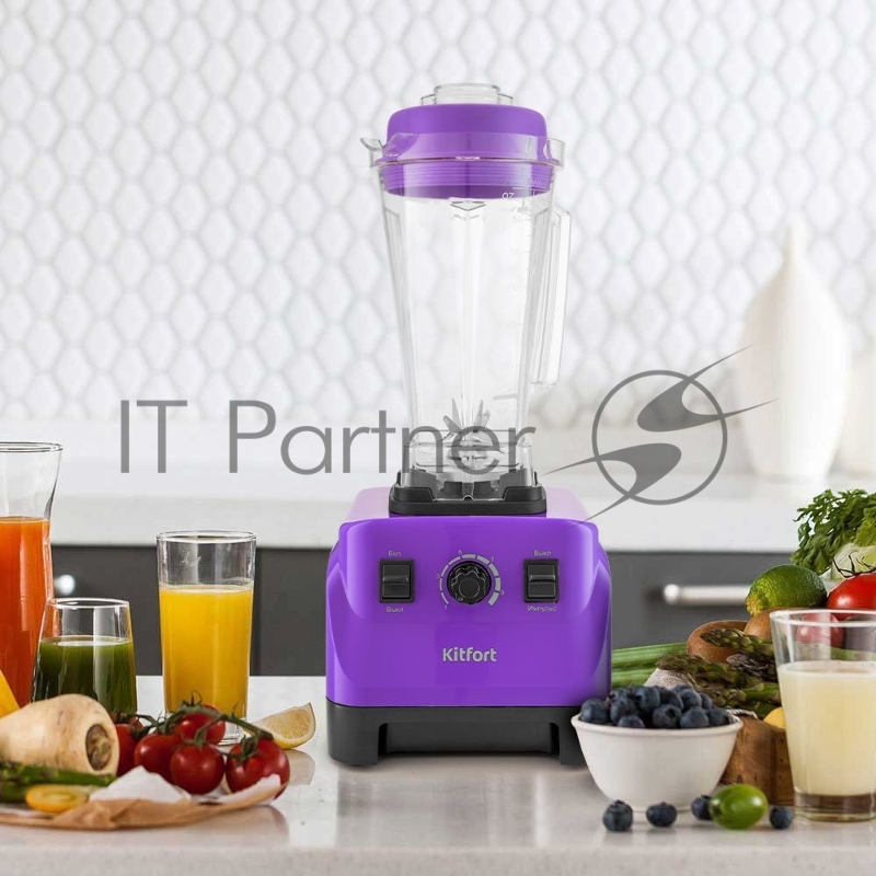 Блендер стационарный Kitfort KT-3022-1 1500Вт фиолетовый