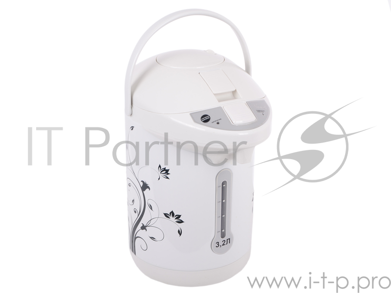 Термопот Великие Реки Чая-3, 750 Вт, 3,2 л, металл корпус, колба из нерж. стали, съемный шнур