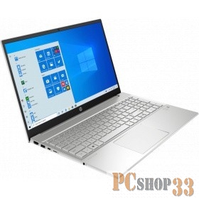 Ноутбук HP Pavilion 15-eh1013ur 15.6 FHD, AMD R3-5300U, 8Gb, 512Gb SSD, no ODD, FreeDOS, серебристый