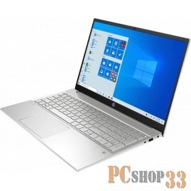 Ноутбук HP Pavilion 15-eh1013ur 15.6 FHD, AMD R3-5300U, 8Gb, 512Gb SSD, no ODD, FreeDOS, серебристый