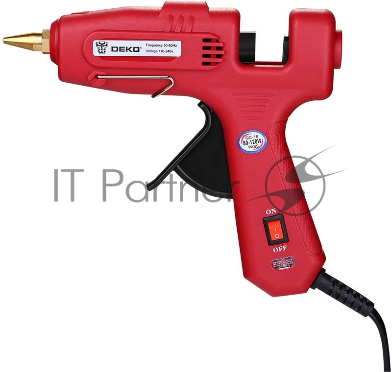 Клеевой пистолет Deko DKGG80/120 120Вт стерж.:11мм