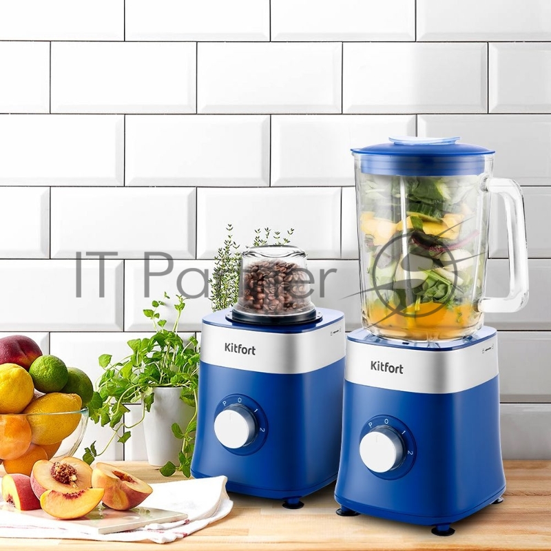 Блендер стационарный Kitfort KT-3030-3 800Вт синий