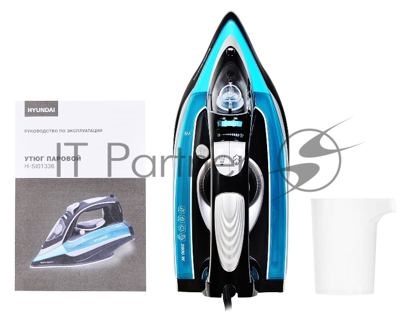 Утюг Hyundai H-SI01571 2600Вт черный/голубой