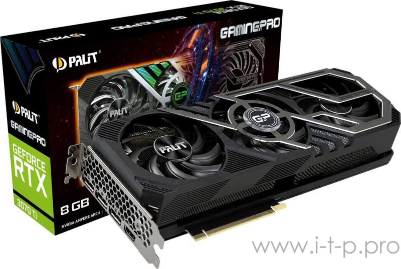 Видеокарта PCIE16 RTX3070TI 8GB RTX3070TI GAMINGPRO 8G PALIT