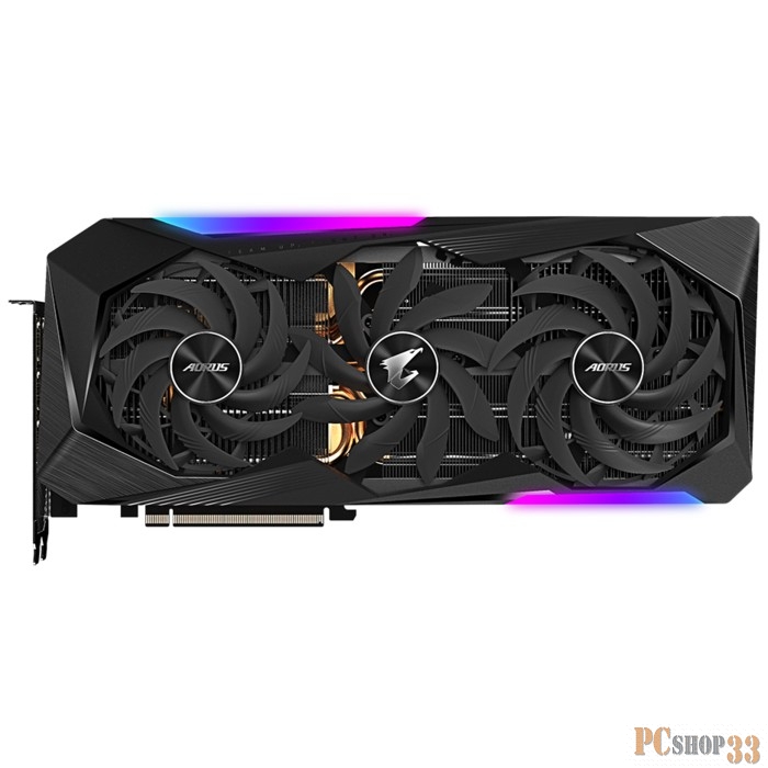 Видеокарта Gigabyte PCI-E 4.0 GV-N307TAORUS M-8GD NVIDIA GeForce RTX 3070TI 8192Mb 256 GDDR6 1875/19000/HDMIx3/DPx3/HDCP Ret