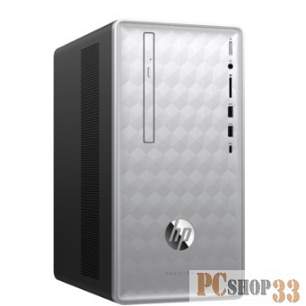 Компьютер HP Pavilion 590-p0007ur 4GM35EA (Core i3 8100-3.60ГГц, 8ГБ, 1ТБ, GFGTX1050Ti, DVDRW, LAN, WiFI, BT, W10 H) + клавиатура + мышь