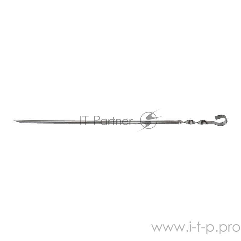 Шампур угловой 450х10 мм, толщина 0,8 мм, нерж. сталь