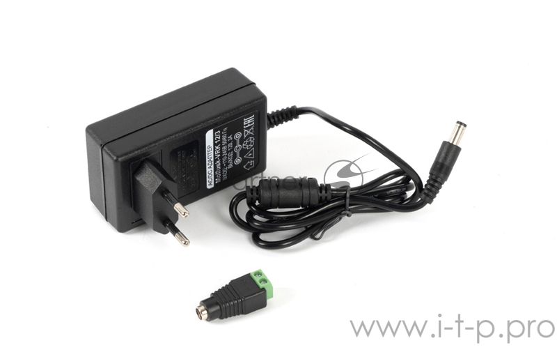 Источник питания Mollusk-VRK 12/3 12В, 3А. Сетевой диапазон 110-245В встр. вилка Mollusk-VRK 12/3 power supply 12V, 3A. Mains range 110-245V int. fork