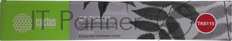 Картридж лазерный Cactus CS-TK6115R черный (15000стр.) для Kyocera Ecosys M4125idn/M4132idn
