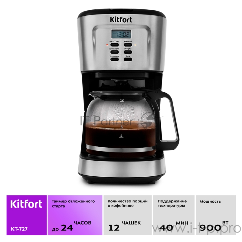 Кофеварка Kitfort КТ-727
