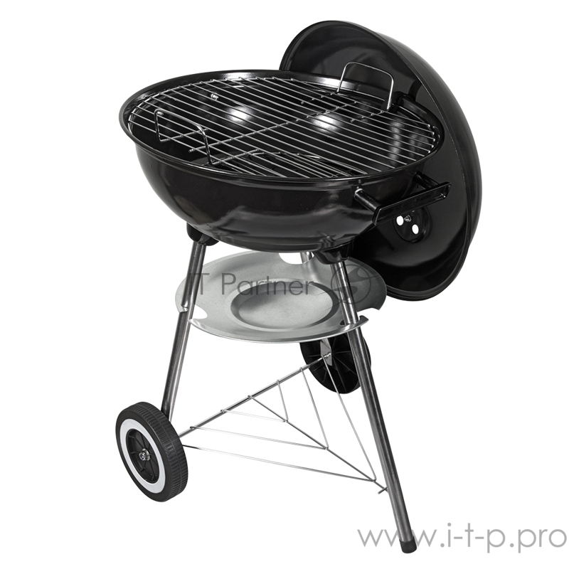 Жаровня BOYSCOUT с крышкой на колесах d=405мм высота 680мм
