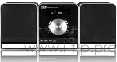 Микросистема Mystery MMK-750U черный 30Вт/CD/CDRW/DVD/DVDRW/FM/USB