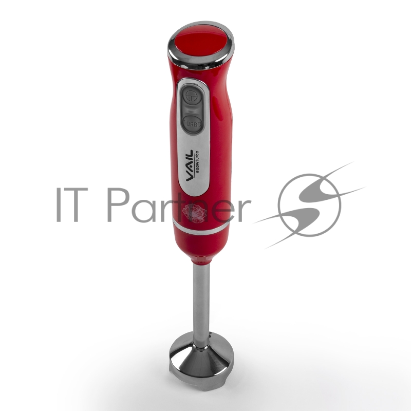 Блендер погружной VAIL VL-5731 (красный) DC мотор, 600 Вт