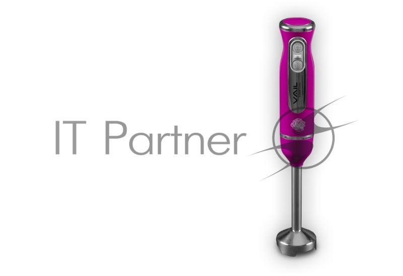 Блендер погружной VAIL VL-5731 (темная вишня) DC мотор, 600 Вт