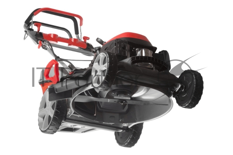 Газонокосилка бензо Hammer KMT173GTR 6лс173см3 шир.53см выс.25-75мм эл.запуск с акк, самох.