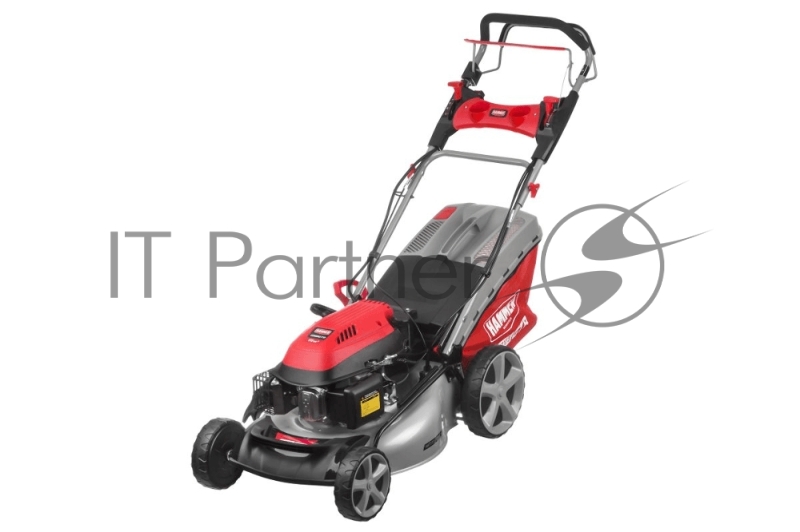 Газонокосилка бензо Hammer KMT173GTR 6лс173см3 шир.53см выс.25-75мм эл.запуск с акк, самох.