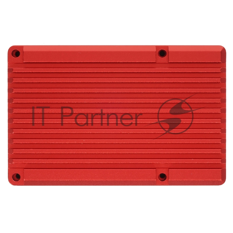 Корпус Qumo Aluminum case without fan, Raspberry Pi 4, red(RS004)