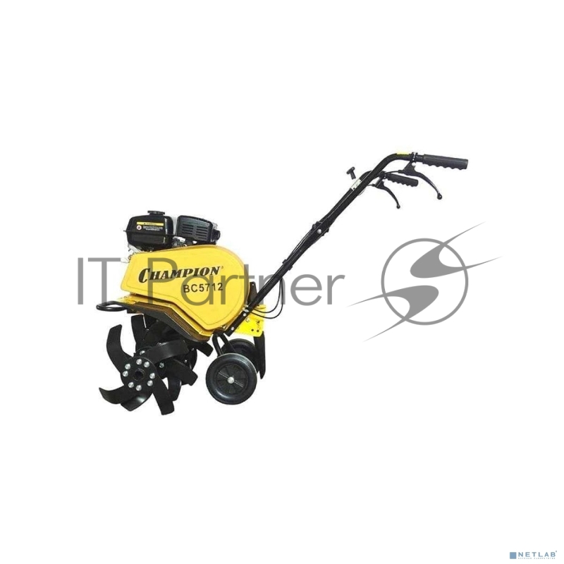 CHAMPION BC 5712(4,1/6,5 кВт/л.с. 196см3, вес 52кг, макс. обороты двигателя, 3600 обор./мин., глубина/ширина вспашки 330/300-550-850 мм, передаточное число (понижающее)30:1, количество скоростей (вперед/назад)1/1.)