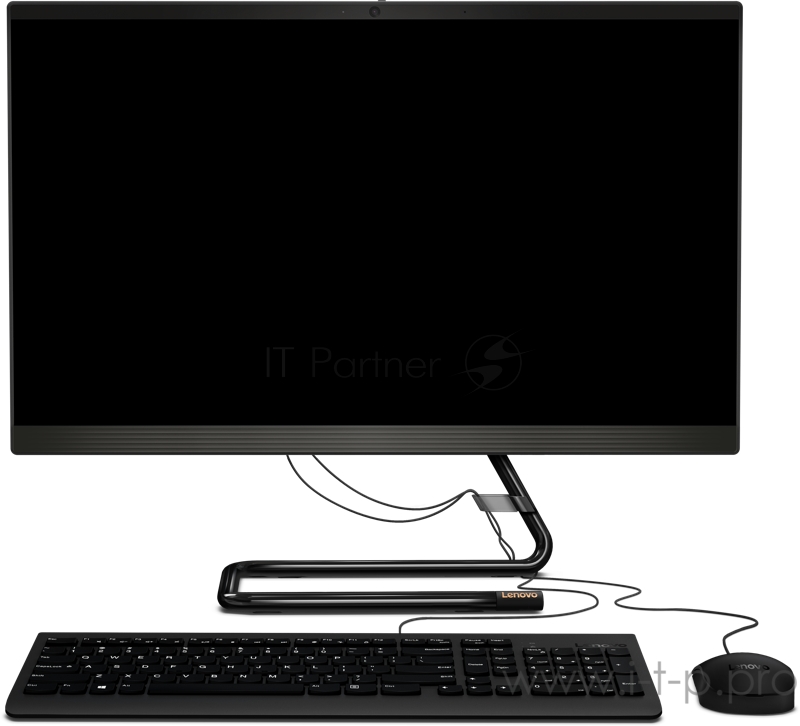 Моноблок Lenovo IdeaCentre AIO 3 24IMB05 23.8(1920x1080)/Intel Core i5 10400T(2Ghz)/8192Mb/256SSDGb/D Radeon R625(2048Mb)/BT/WiFi/war 1y/5.87kg/black/W10 + Клавиатура, мышь USB