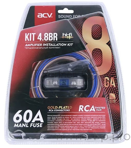 Установочный комплект ACV KIT 4.8BR 1ch (37313)