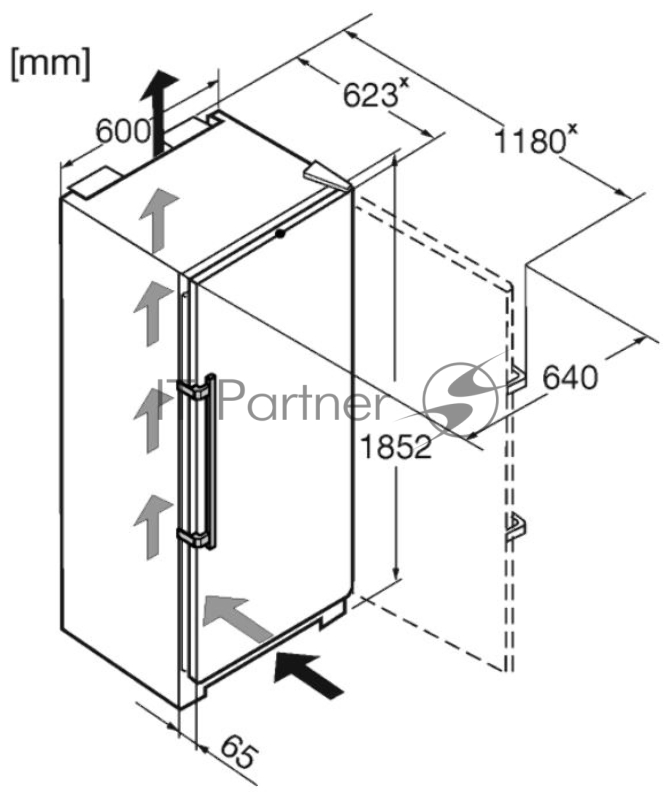 Холодильник Liebherr SKef 4260 нержавеющая сталь (однокамерный)