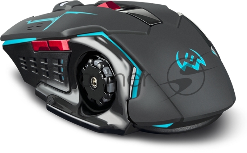 Мышь SVEN RX-G930W / USB / WIRELESS / 800-2400DPI/ подсветка/ кнопки 5+1/ встроенный аккум. / OPTICAL / BLACK