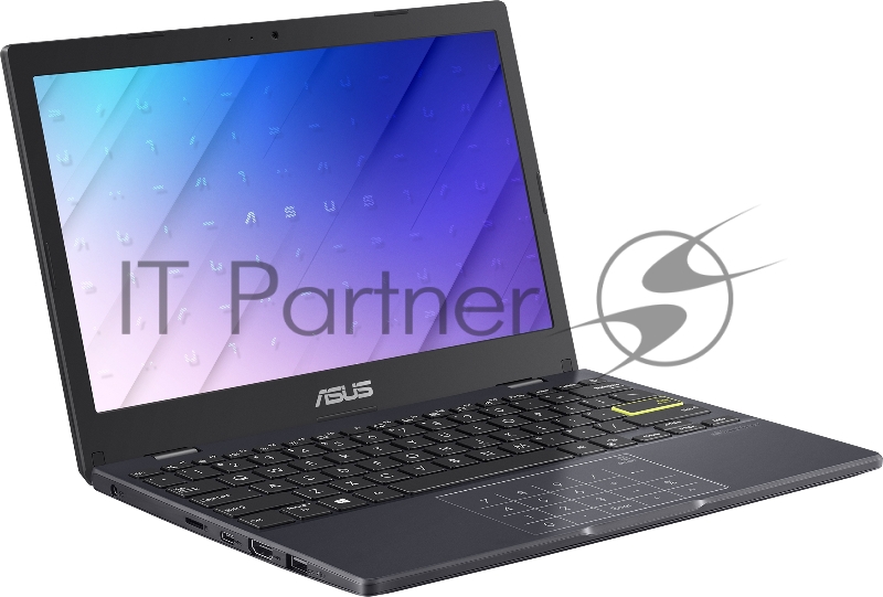 Ноутбук ASUS E210MA-GJ004T 11.6(1366x768 (матовый))/Intel Pentium Silver N5030(1.1Ghz)/4096Mb/64 eMMCGb/noDVD/Int:Intel UHD Graphics/Cam/BT/WiFi/war 1y/1.05kg/Peacock Blue/W10 + Support NumberPad /