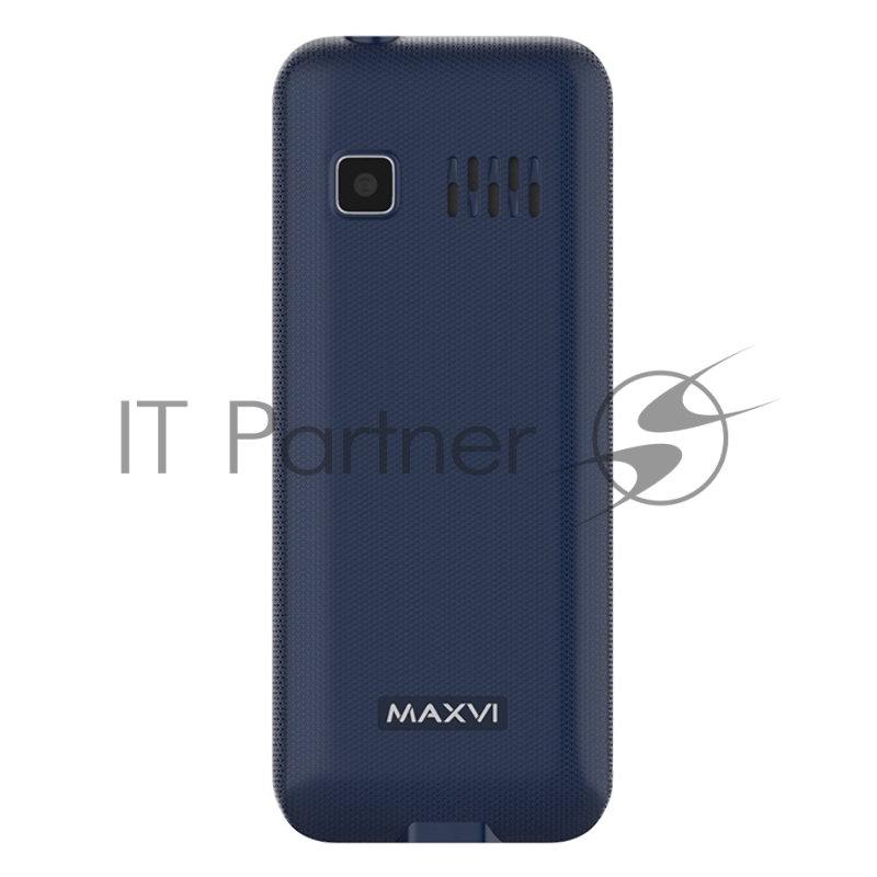 Мобильный телефон Maxvi P3 blue (2 SIM)(Стандарт GSM 900/1800Mhz. Поддержка двух сим-карт (Dual SIM). Дисплей 2,8”. Камера 0,3 Mpx. Поддержка карты памяти MicroSD. Аудио MP3/Видео MP4/FM-радио. Bluetooth 2.0.)