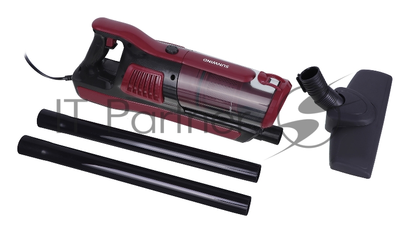 Пылесос SunWind VCN450 800Вт красный/серый