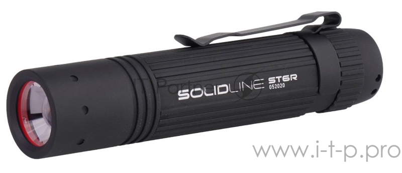 Фонарь ручной Led Lenser Solidline ST6R черный лам.:светодиод. (502212)