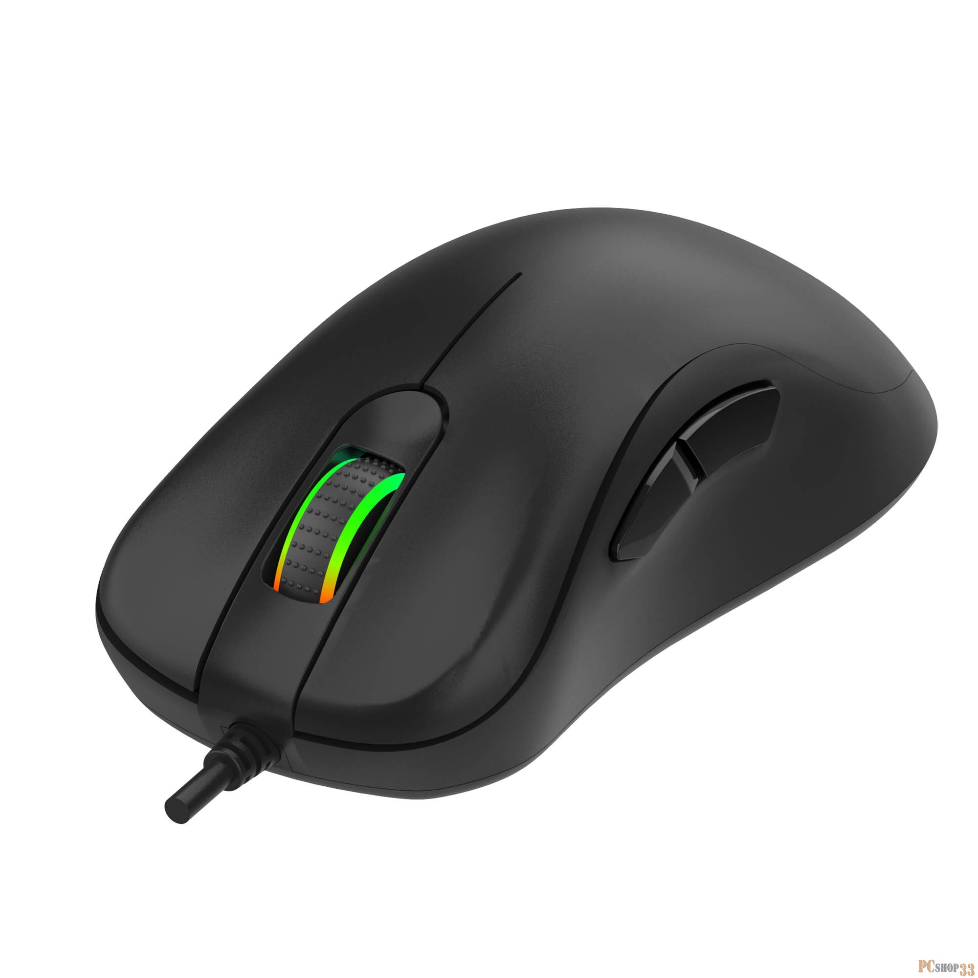 Мышь игровая HIPER STALKER (GMUS-1000) Black USB {6000 dpi, 7 кнопок, USB кабель 1.8м, черный}