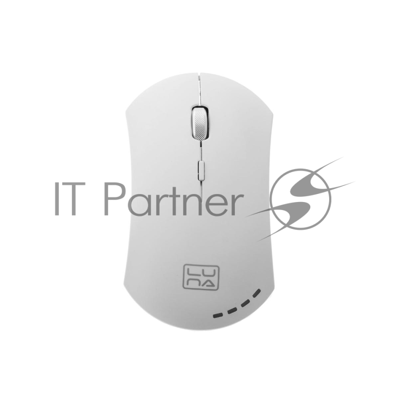 Мышь Qumo Office Luna M74 white, беспроводная, офис, аккумуляторная 600 mAh, кабель зарядки