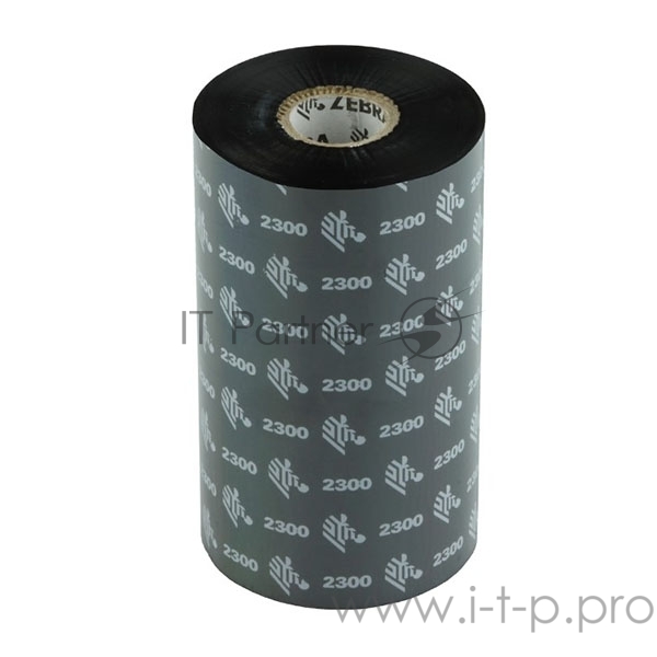 Термотрансферная лента (риббон) Wax Ribbon, 131mmx450m, 2300 Standard, 25mm core, 12/box