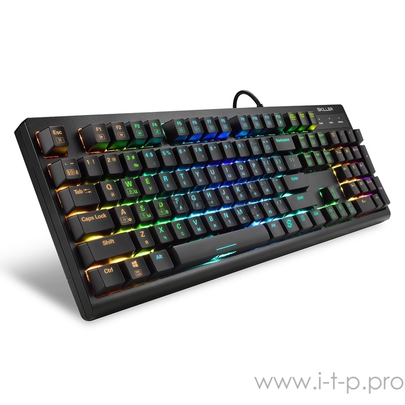 Игровая клавиатура Sharkoon Shark Skiller Mech SGK30 (Kailh Red switches, RGB подсветка, USB)