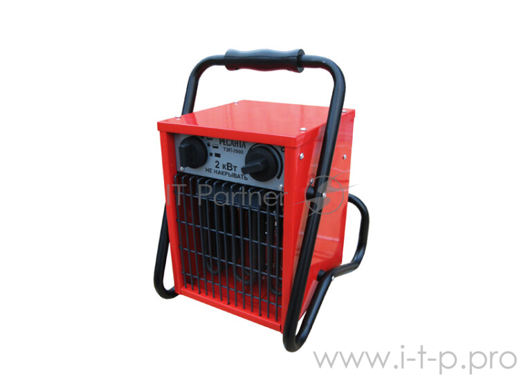 Тепловые пушки Ресанта ТЭП-2000 67/1/1 Тепловая электрическая пушка { квадратная, 220В, 650/1300/2000 Вт, 4,7 кг }