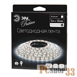 Светодиодная лента ЭРА Лента светодиодная 14,4Вт/м LS5050-60LED-IP65-W Холодный белый {Лента светодиодная (5м/10мм)}