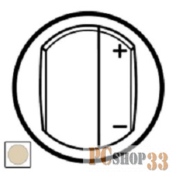 Розетки, выключатели и аксессуары Legrand 66250 Лицевая панель Celiane для светорегулятора, слоновая кость