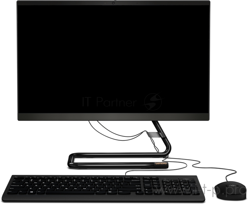 Моноблок Lenovo IdeaCentre AIO 3 22ADA05 21.5(1920x1080)/AMD Athlon Silver 3050U(2.3Ghz)/8192Mb/256SSDGb/ Radeon/BT/WiFi/war 1y/5.28kg/black/DOS + Клавиатура, мышь USB