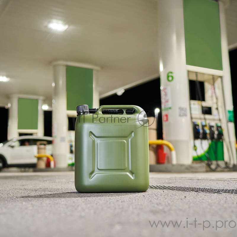 Канистра REXANT для ГСМ и технических жидкостей, вертикальная 20 л, пластиковая, усиленная