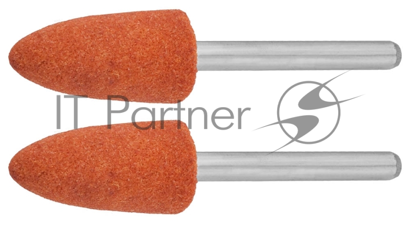 Насадка ЗУБР 35912 конус шлифовальный P120 d9.5x19.0х3.2мм L45мм 2шт.