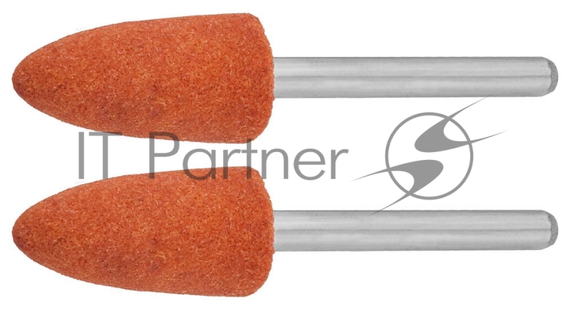 Насадка ЗУБР 35912 конус шлифовальный P120 d9.5x19.0х3.2мм L45мм 2шт.