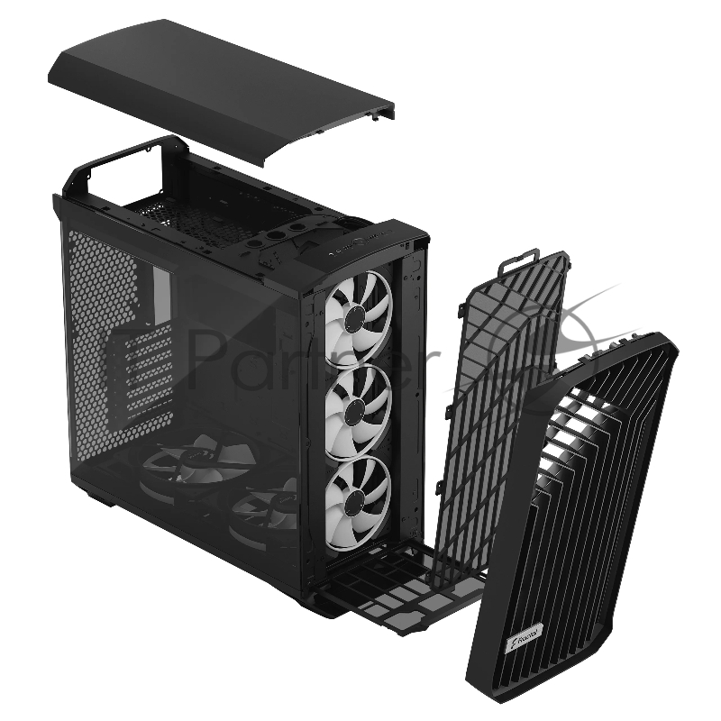 Корпус Fractal Design Torrent Black RGB TG Light Tint / E-ATX, TG, 2x3.5, 4x2.5, 7xPCI, 1xUSB-C, 2xUSB3.0 / 2x180mm, 3x140mm ARGB fans inc. / FD-C-TOR1A-04