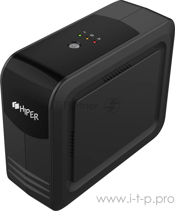 ИБП HIPER OFFICE-400, 400ВА(240Вт), 3 розетки Schuko, USB-порт, чёрный