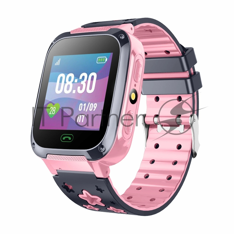 Наручный смарт-браслет JET KID STAR розовый+серый