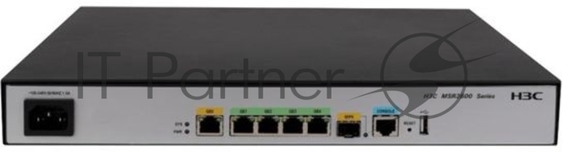 Маршрутизатор H3C RT-MSR2600-6-X1 (RT-MSR2600-6-X1-GL) 10/100/1000BASE-TX