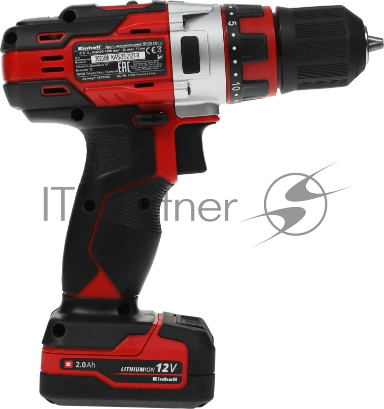Дрель аккумуляторная Einhell TE-CD 12/1 Li (2x2.0Ah)