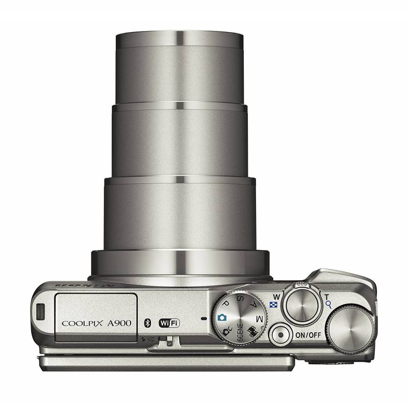 Фотоаппарат Nikon CoolPix A900 серебристый 20.3Mpix Zoom35x 2.7 720p 25Mb SDXC CCD 1x2.3 IS el 1min