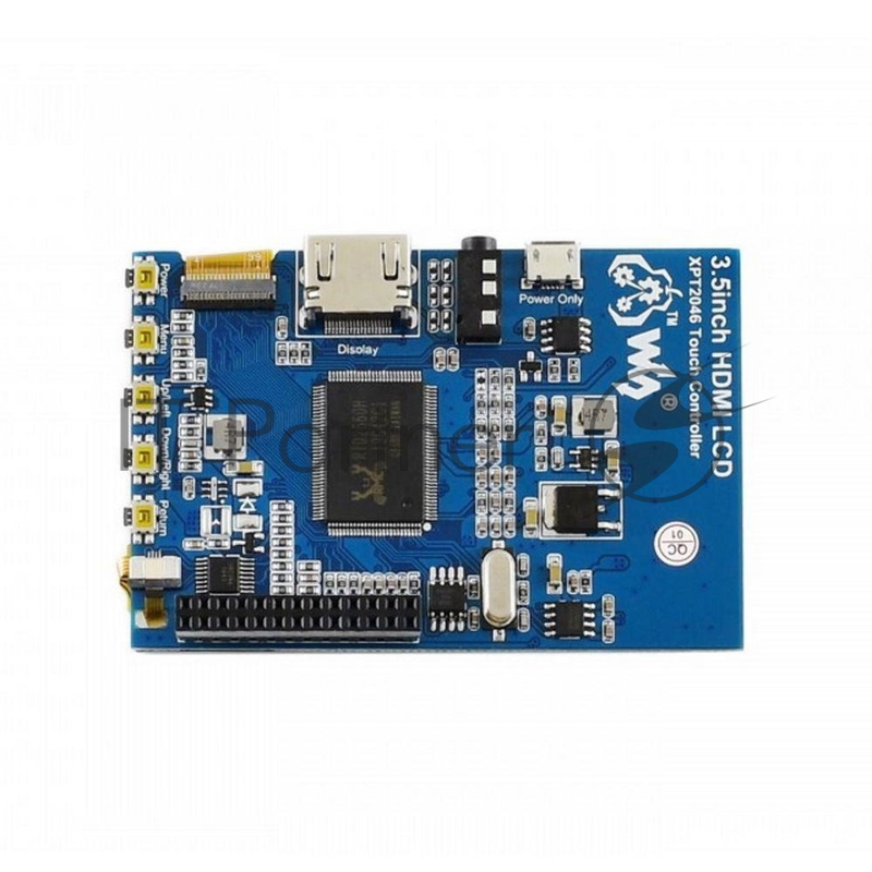 ACD18-RA415 Waveshare 3.5 резистивный сенсорный дисплей без корпуса, 480*320 IPS матрица, вход HDMI, питание по USB, для Raspberry Pi 3 (WS12824)