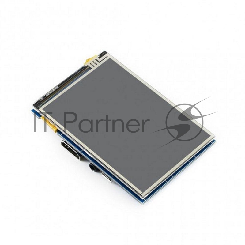 ACD18-RA415 Waveshare 3.5 резистивный сенсорный дисплей без корпуса, 480*320 IPS матрица, вход HDMI, питание по USB, для Raspberry Pi 3 (WS12824)